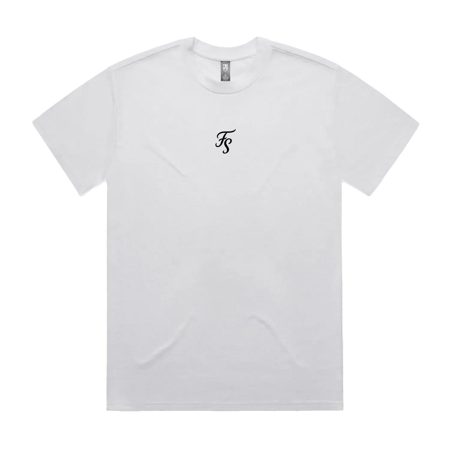 White front flat lay